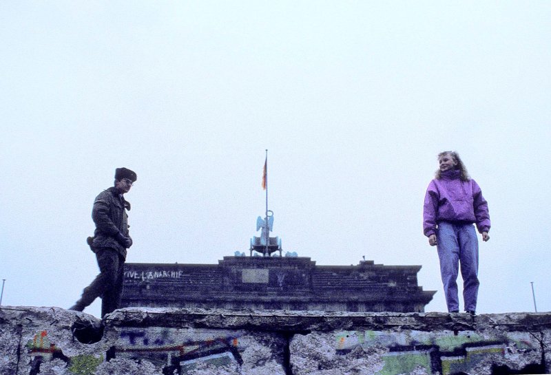 The Berlin Wall, November 9, 1989