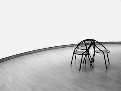 61 Empty: Three Empty Chairs.