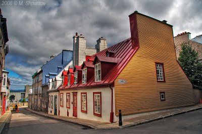 Quebec, Upper Town. HDR
