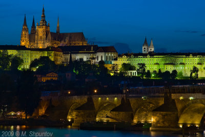 Prague in Magic Night Lights
