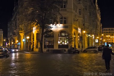 Hotel Pariz at Night, Prague