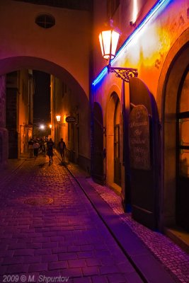 Streets of Night Prague