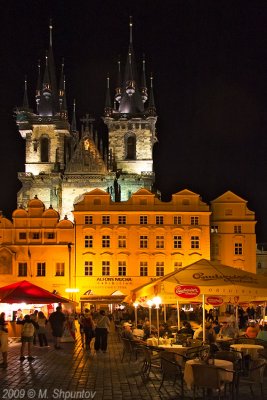 Church of our Lady before Tyn At Night