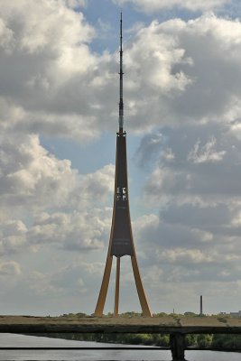 Famous Riga landmark, communications tower.