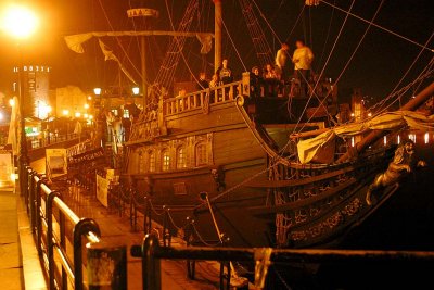 Gdansk, nice bar on a galleon