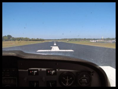 Departure on runway 1 @ Lebanon Municipal Airport