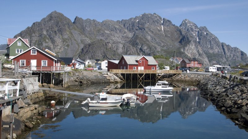 Henningsvaer morning from our door