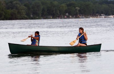 This canoe thing is a piece of cake