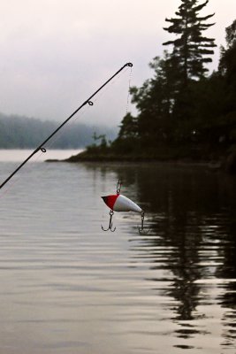 fishing on Long Lake, 2008