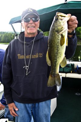 richie with a largemouth bass