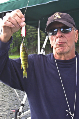richie with a yellow perch