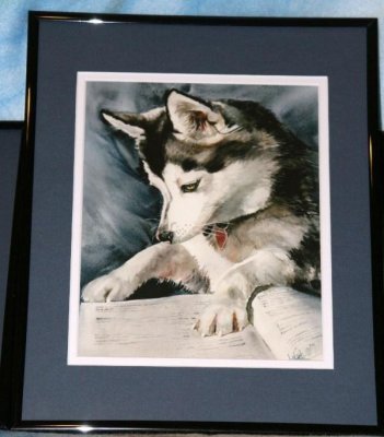 Artist Judith Stein - Dog Eared Print - 8 x 10 Raffle/Auction