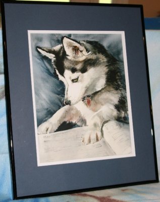 Artist Judith Stein - Dog Eared Print - 11 x 15 Raffle/Auction