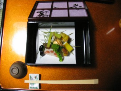 Dinner at Ueda Hot spring hotel - Shouen