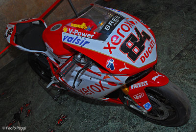 The Michel Fabrizio's motorcycle : Ducati 1198