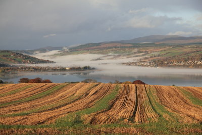 Dingwall in mist