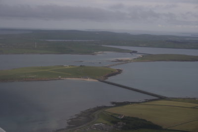 Churchhill barrier and Lamb Holm