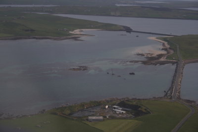 Churchhill barrier and Lamb Holm