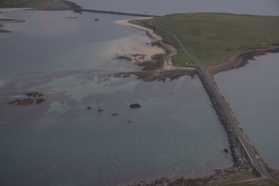 Churchhill barrier and Lamb Holm