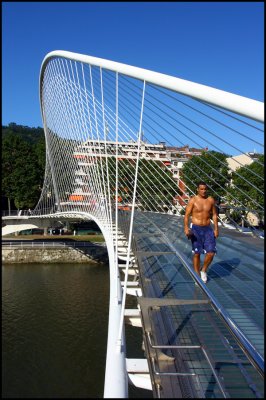 Footing in the Calatrava's Bridge