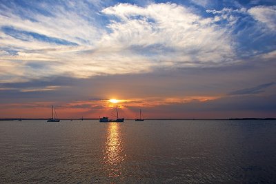 Sunset at Anchor