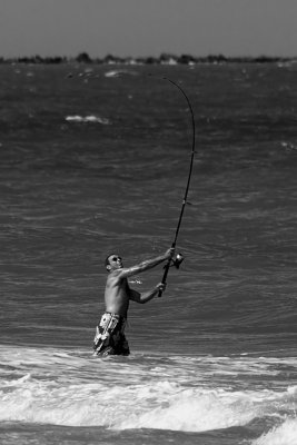 Casting in the Surf