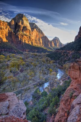 Zion Valley From Emerald Pool Trail