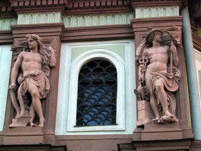 Art Nouveau building facade, Riga