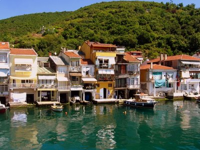 Anadolu Kavagi, at the furthest reach of the Bosphorus