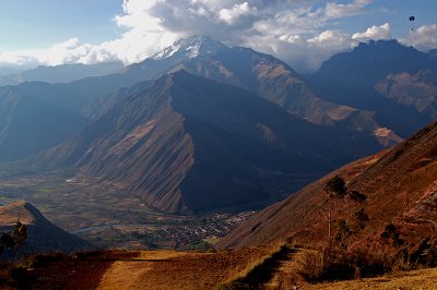 Above the sacred valley