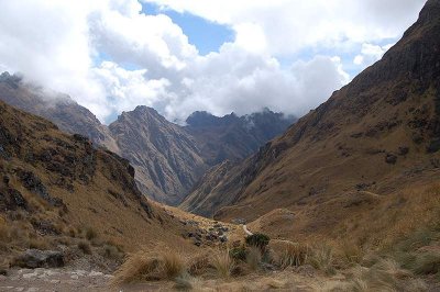 At the Inca trail