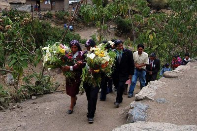 At the Inca trail