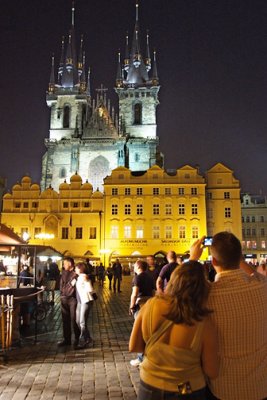 Old Town Square at night, Prague