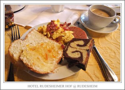 Breakfast @ Hotel Rudeshiemer Hof