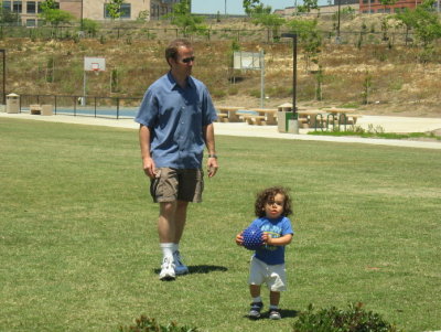 Mike and son Benjamin