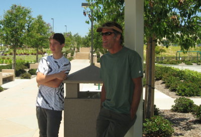 Andre & Mark hanging out