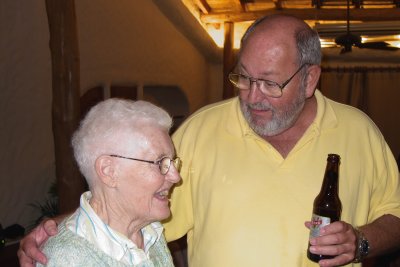 Jean & Peter at Chris's birthday party