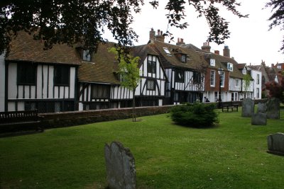 Over the churchyard