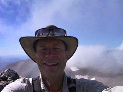 Jim on the Summit of Culebra, 9:57 AM
