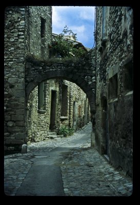 14th Century streets, France