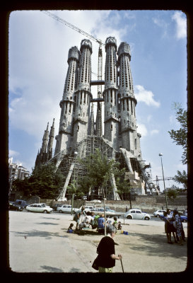 Sagrada Familia front, Spain