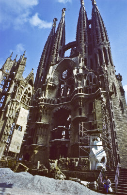 Sagrada Familia interior wall, Barcelona