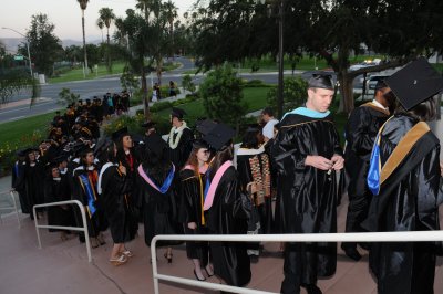 Waiting for the processional