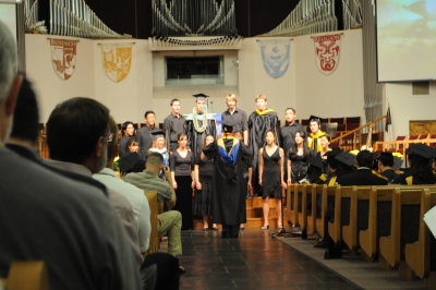 Another choral group. Talented class!