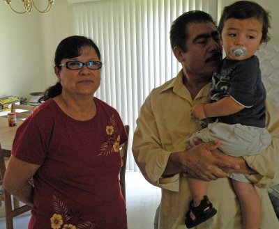 Quique's Mom, Dad and nephew