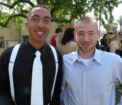 Jordan and Matt (his friend from high school)