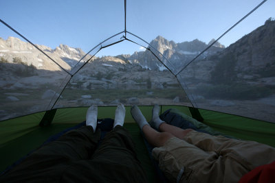 Sunset from the Tent - Sailor Lake