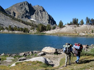 Hiking Past Pika Lake