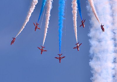 The RAF Red Arrows.