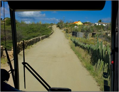 Dirt Road in Aruba